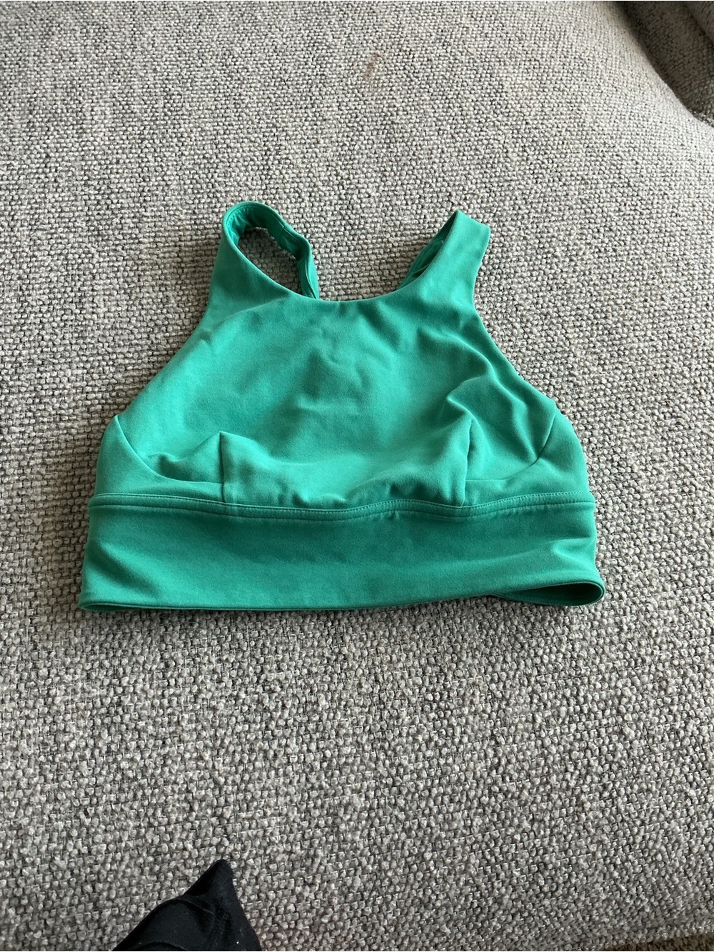 lululemon athletica Green High-Neck Swim Crop Top